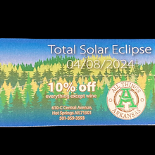 Load image into Gallery viewer, 10% Off Coupon For Everything Except Wine Included With Your Purchase Of Total Solar Eclipse Festival Glasses Eye Protection
