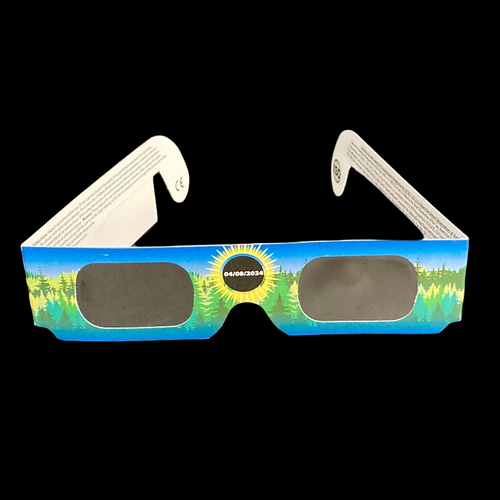 Front Side Of Total Solar Eclipse Festival Glasses Eye Protection