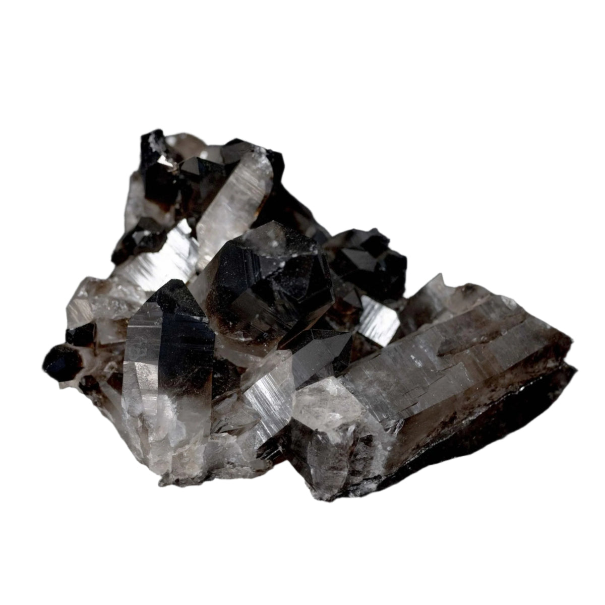 Bulk Enhanced Smoky Quartz Crystals