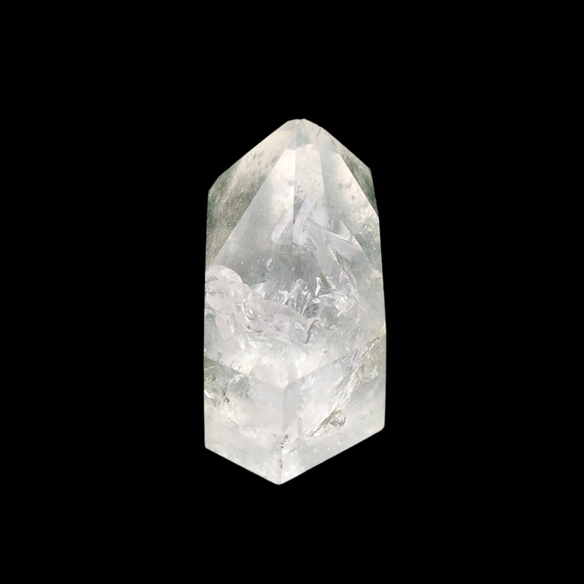 This is the left side of this polished Brazilian crystal