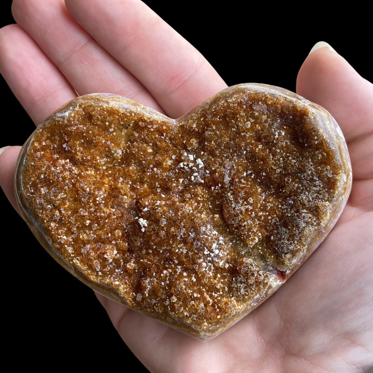 Citrine Heart crystal shops