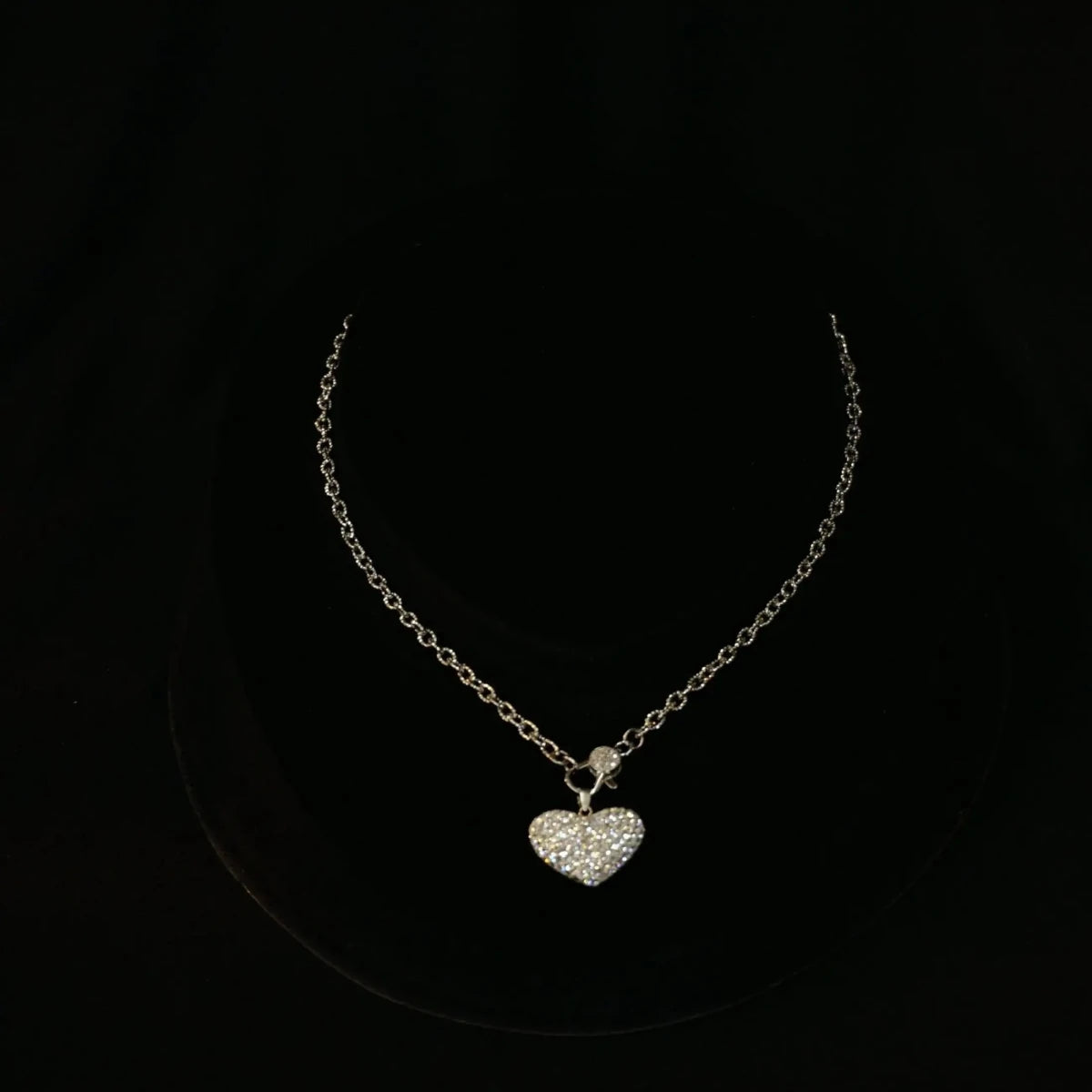 Heart Jewelry Swarovski Crystal Sterling Silver