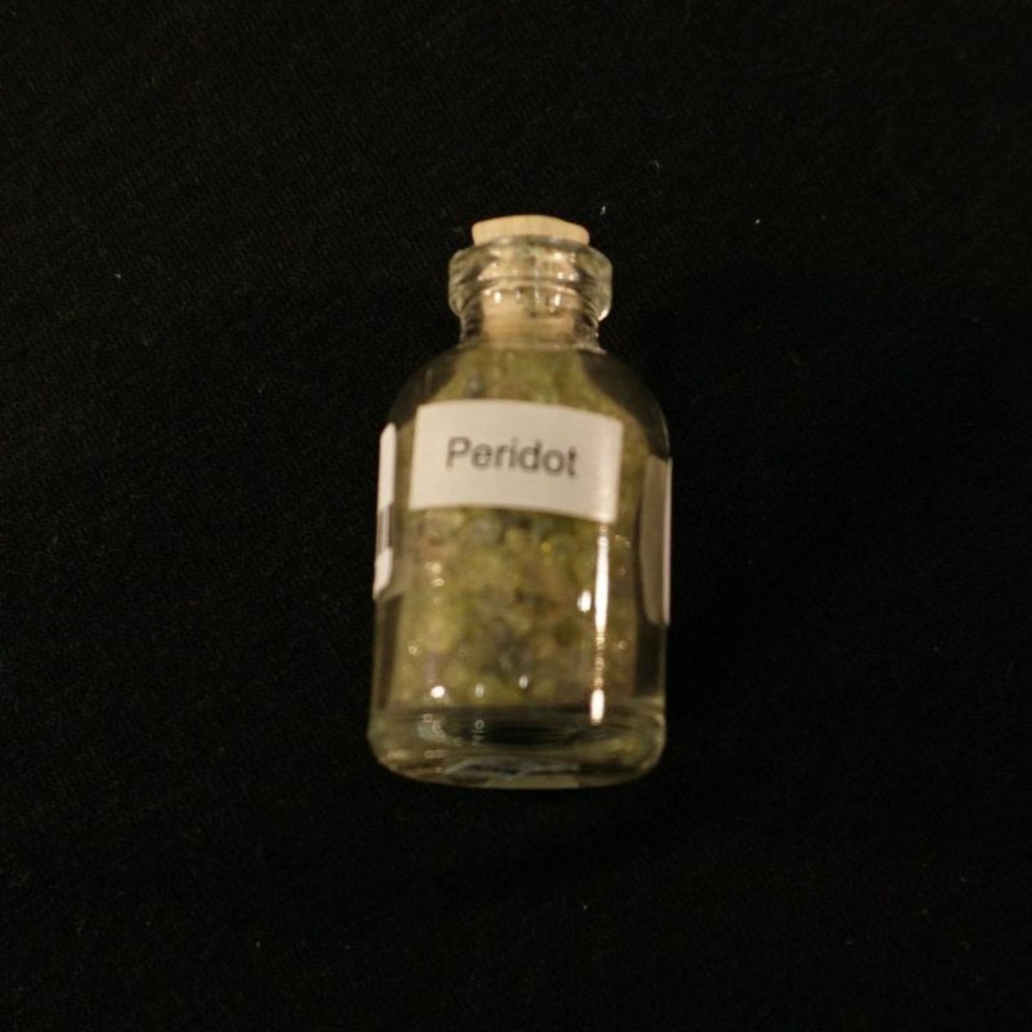 Mini Crystal Chips Bottle Peridot