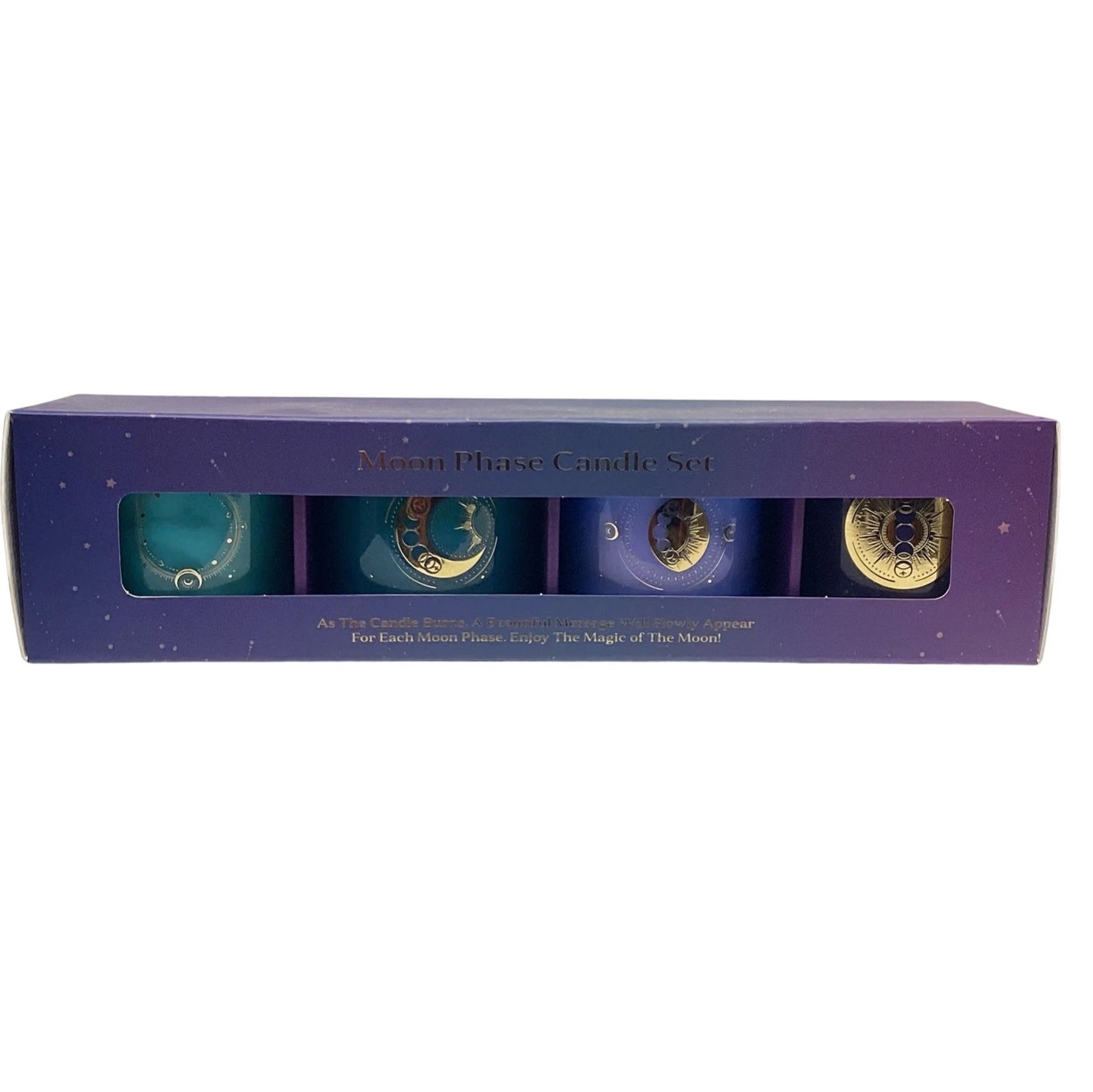 Purple Box Set Of 5 Candles