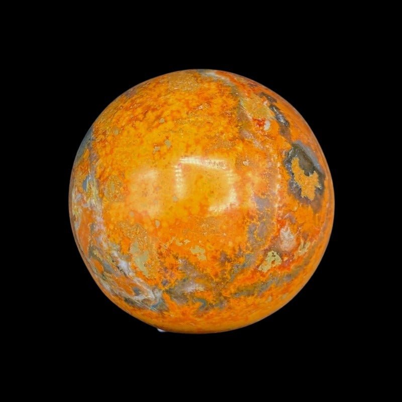 Bottom Side Of Bumblebee Jasper Sphere