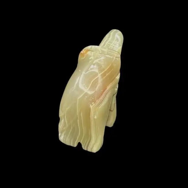 Back Side Of Figurine Onyx Elephant