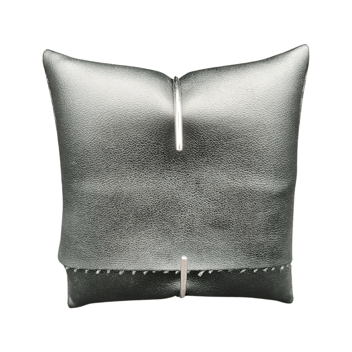 This is what the back side of this Sterling Silver and Labradorite gemstone bracelet looks like