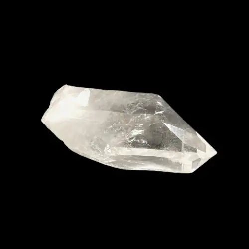 Left Side Of Super Blue Moon Charged Crystal Point, Large Quartz Specimen And Water Clear