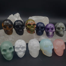 Load image into Gallery viewer, Crystal Carved Skull Assorted Stones
