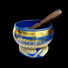 Load image into Gallery viewer, Blue Singing Bowl
