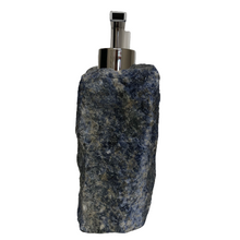 Load image into Gallery viewer, Side View Carved Sodalite Rock Dispenser
