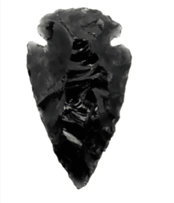 Black Obsidian To Carve A Black Obsidian Arrowhead - Ron Coleman Mining