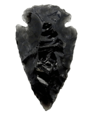 Black Obsidian To Carve A Black Obsidian Arrowhead