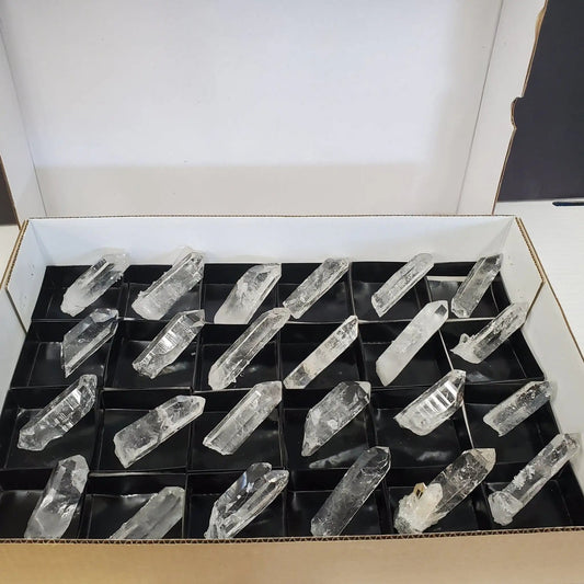 box of crystal points
