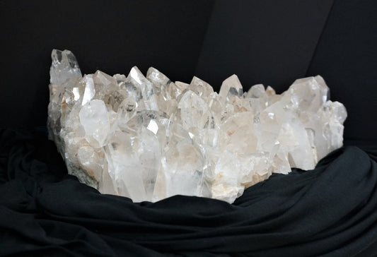 Charged Quartz Crystal Cluster