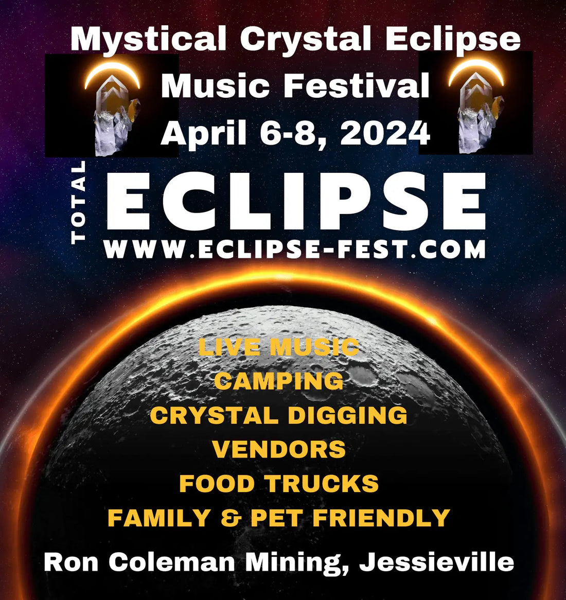 Great North American Eclipse 2024 - Ron Coleman Mining