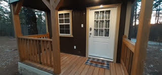 Tiny Cabin Front Porch