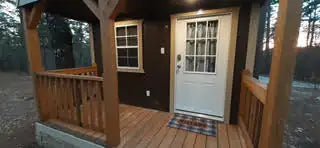 Tiny Cabin Front Porch