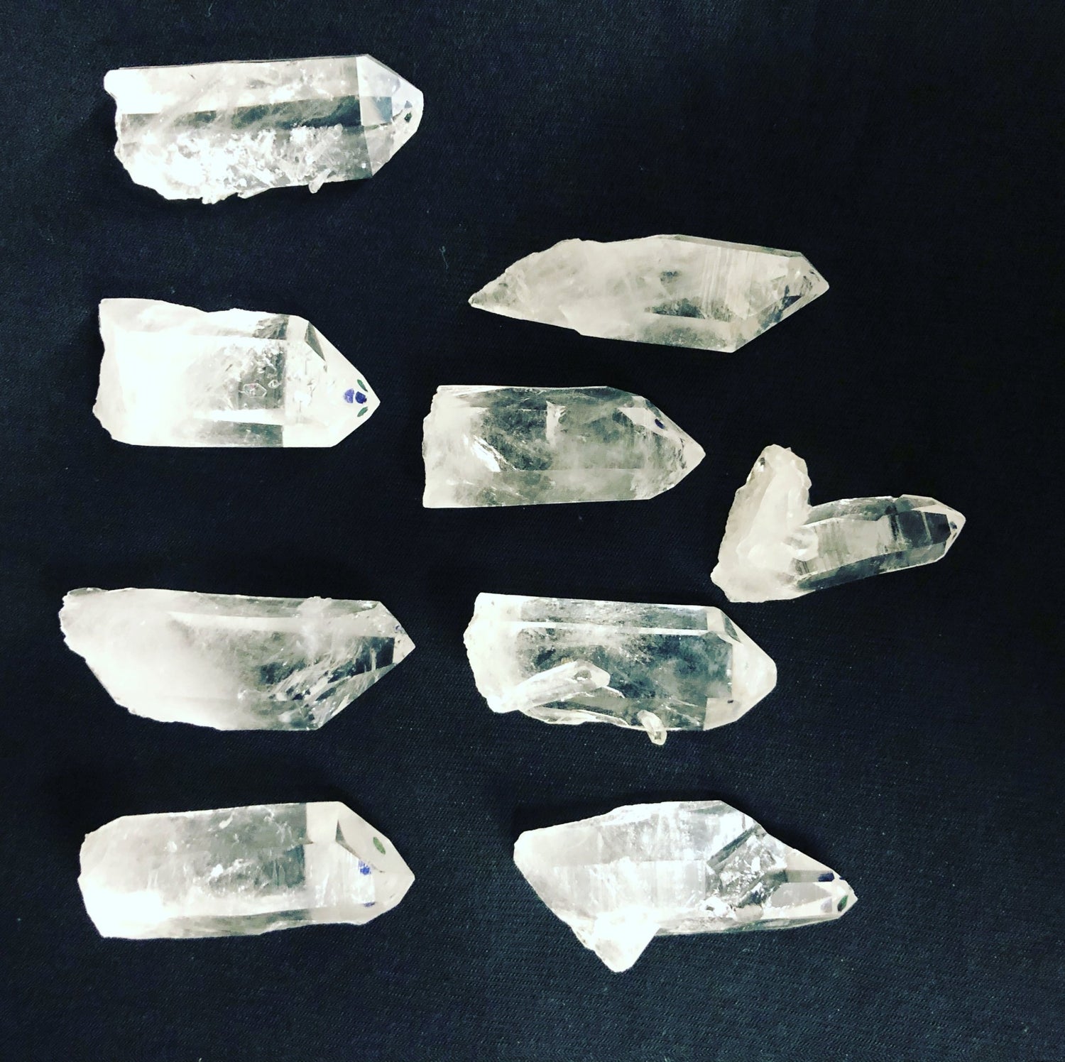 Arkansas Quartz Crystal Points - Ron Coleman Mining