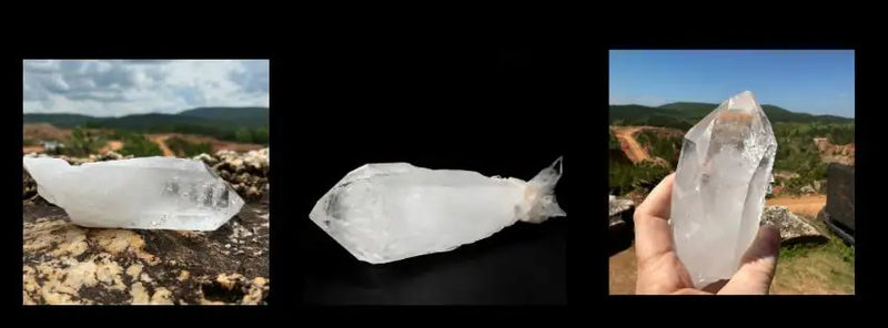 3 Big Single Crystal Points