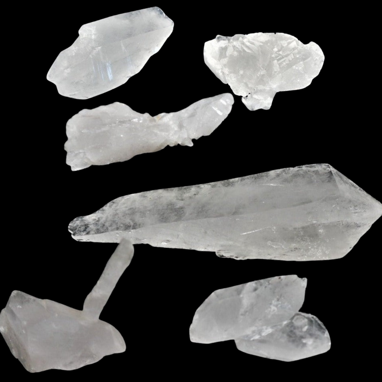 Self Healed Quartz Specimens