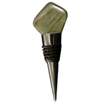 Load image into Gallery viewer, Bottle Stopper With Labradorite Stone

