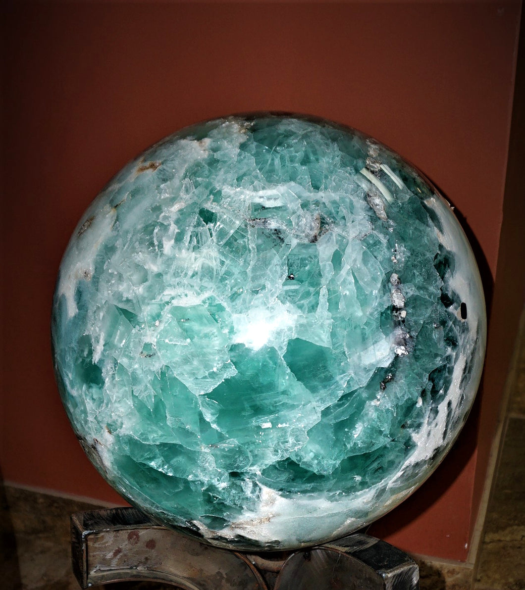 Fluorite Sphere 14 Inches