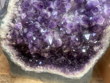 Load image into Gallery viewer, Close Up Amethyst Crystal Points In Amethyst Geode Cluster Of Crystals
