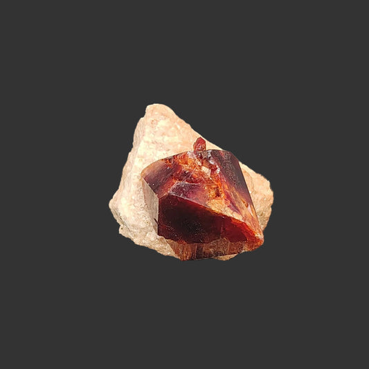 This is the front view of this Arcanite mineral specimen.