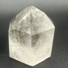 Load image into Gallery viewer, Chlorite Quartz Point Showing The Green Chlorite Within The Mineral
