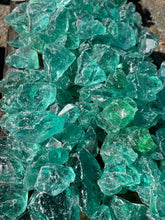 Load image into Gallery viewer, Large Slag Glass Chunks Cullet Glass Sold In Bulk Blue Green Recycled Glass For Landscaping
