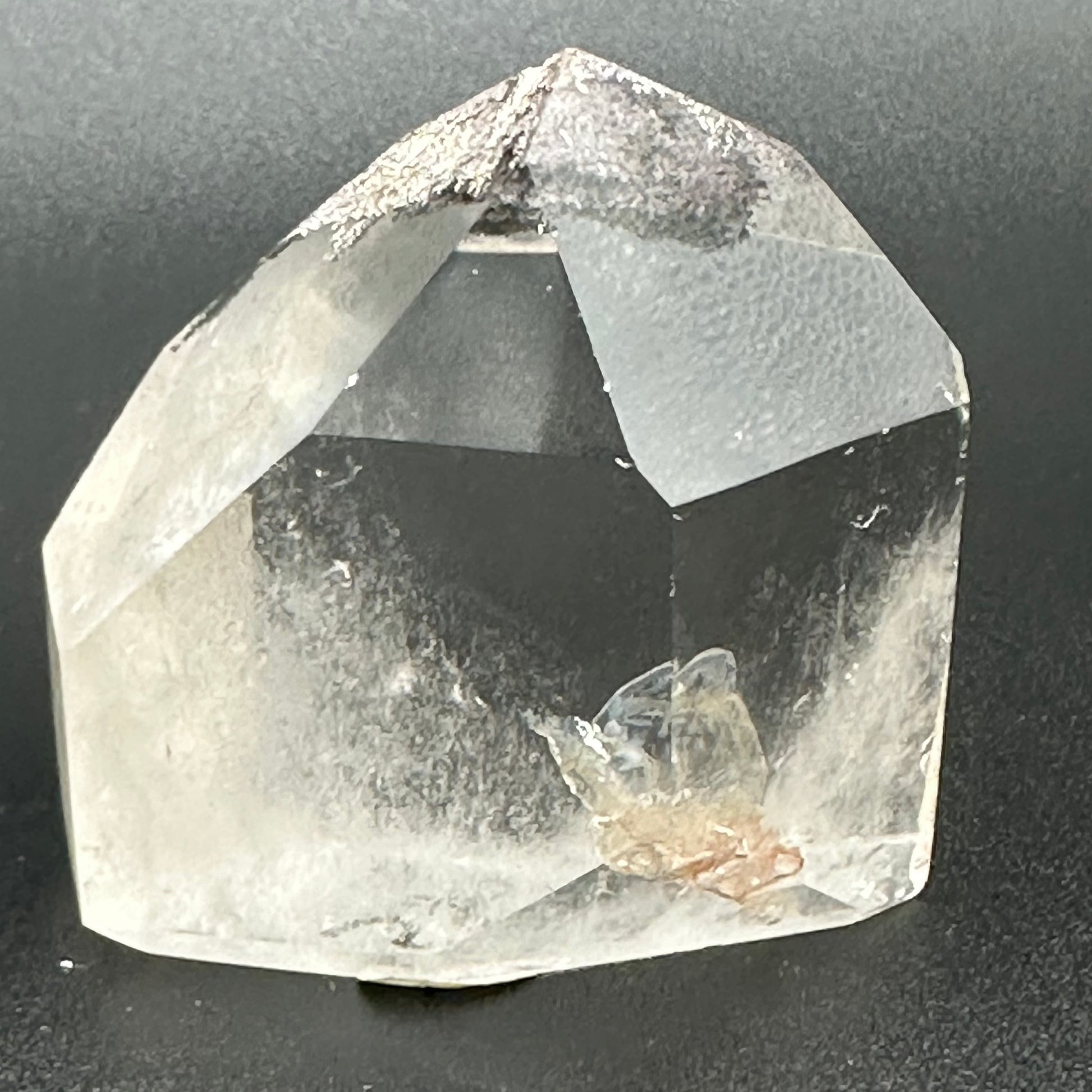 Alternative View Of Chlorite Included Crystal Point