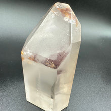 Load image into Gallery viewer, Top View Of Chlorite Included Quartz Cut And Polished Stone From Brazil
