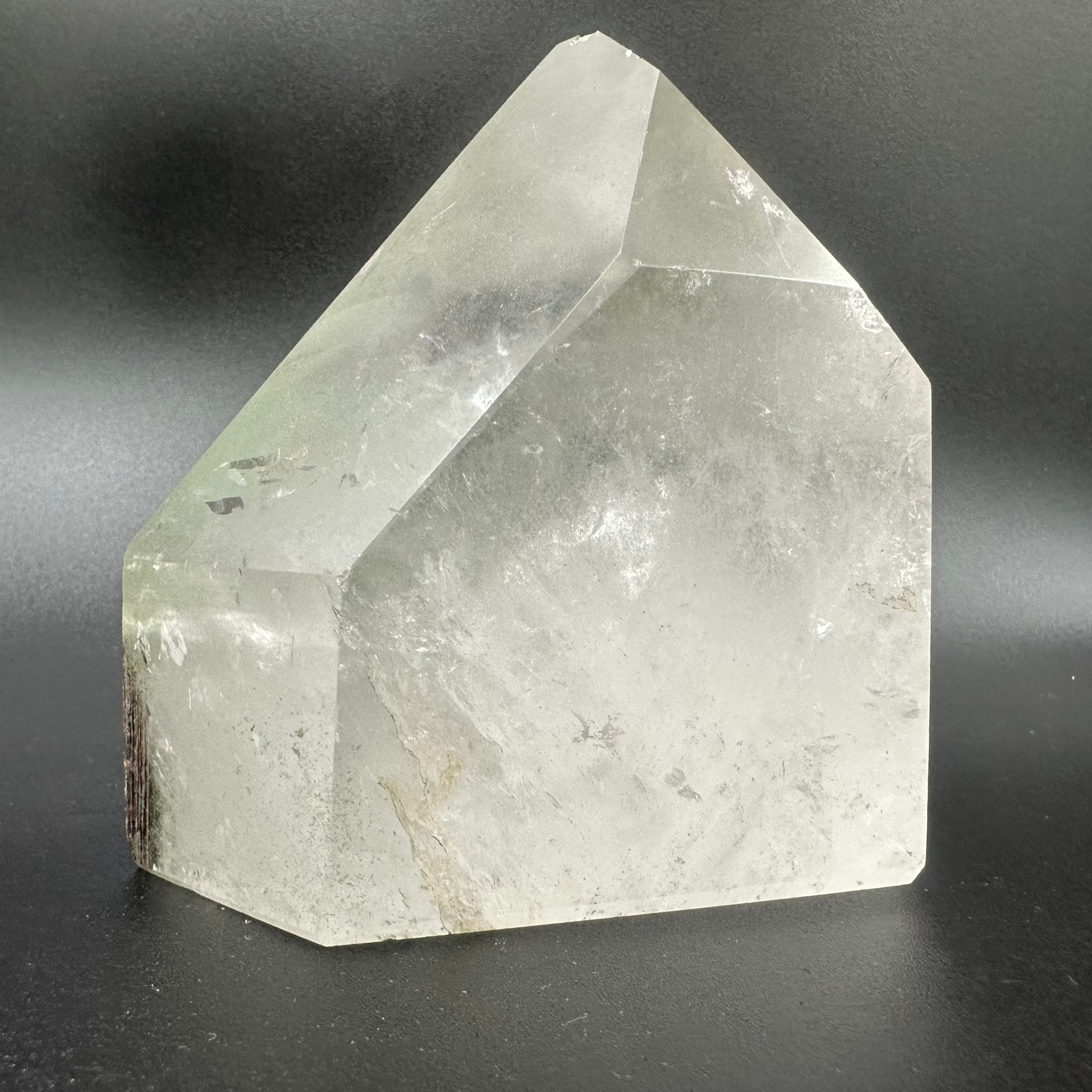 View of Side Chlorite Included Quartz Showing Green Chlorite