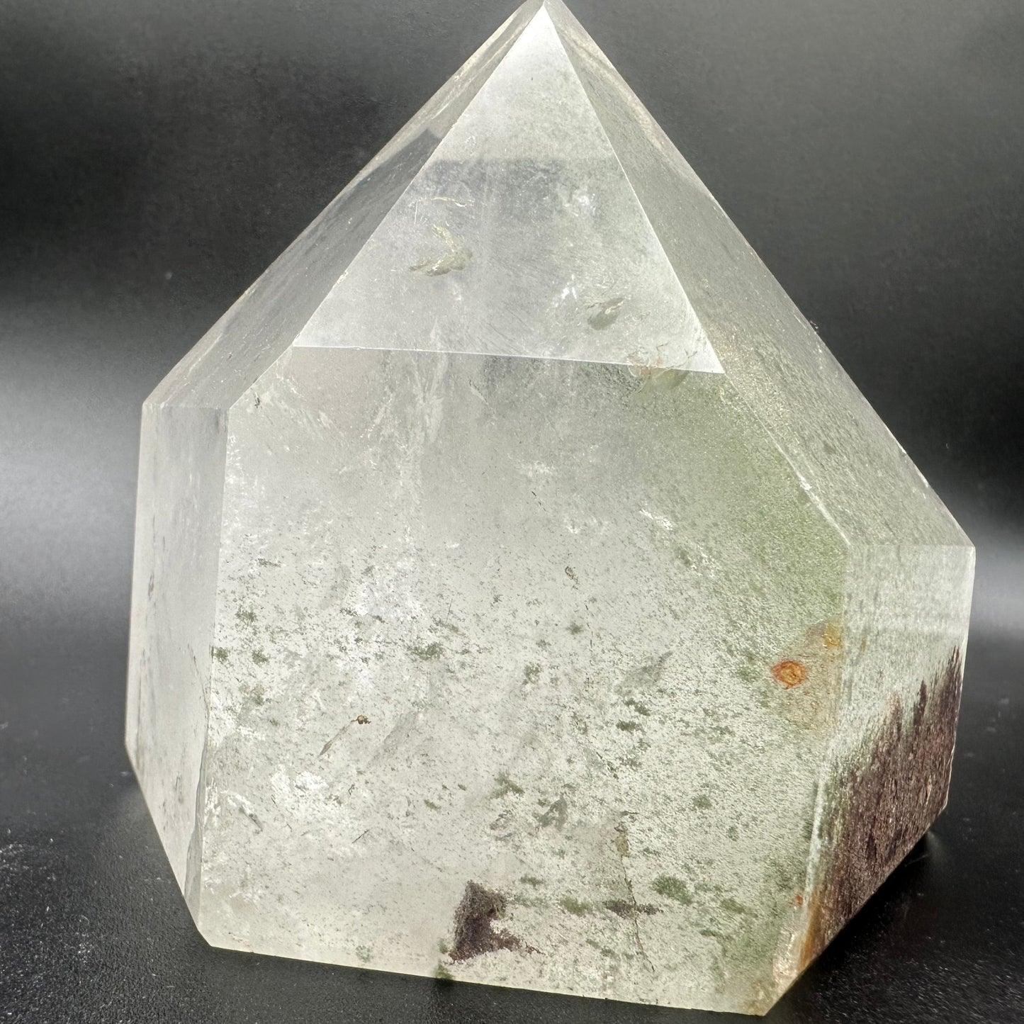 Close up of Chlorite Included Quartz Point