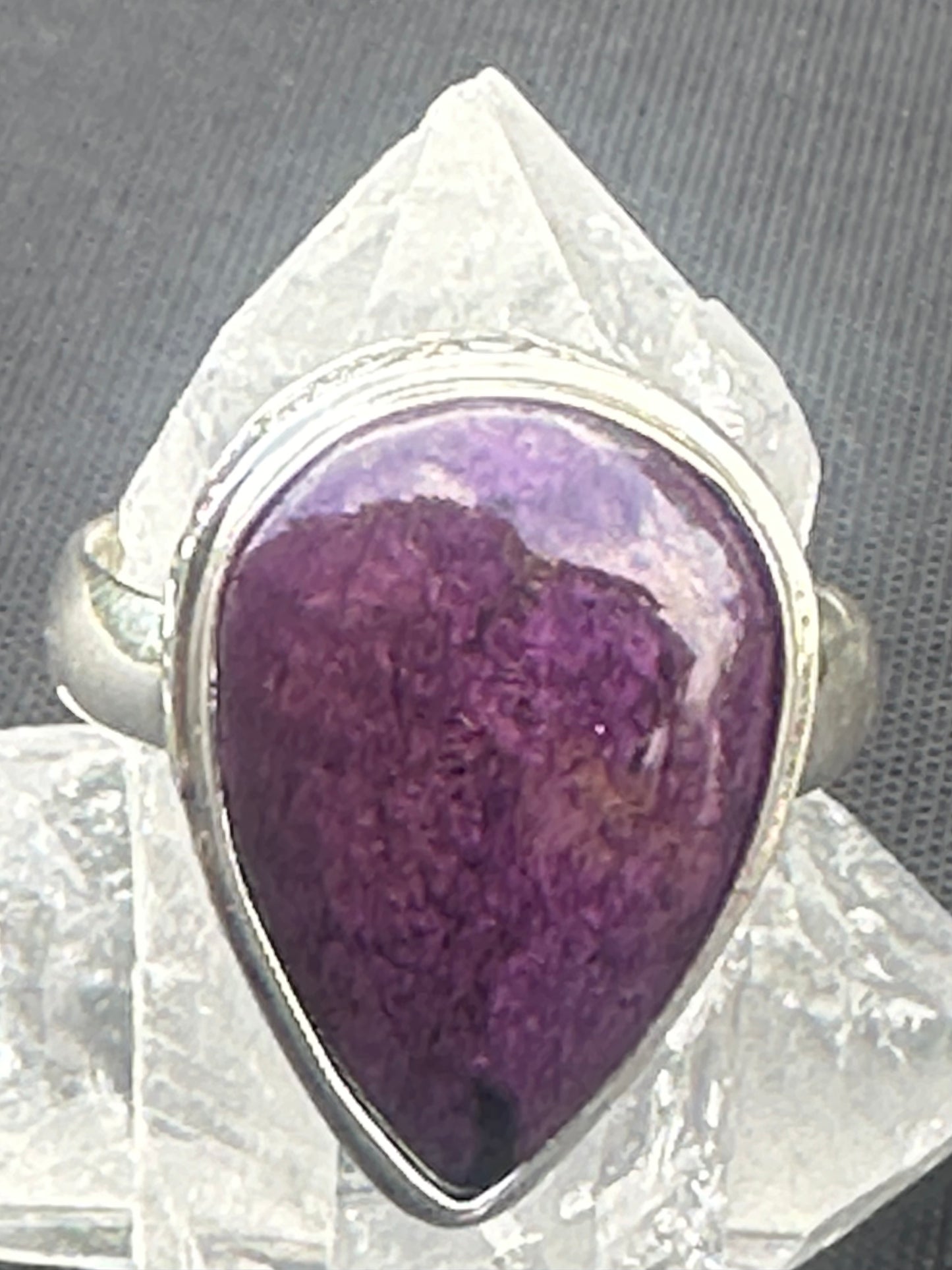 Purpurite Ring Women's Purple Stone Jewelry