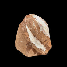 Load image into Gallery viewer, Back Side Of Polished And Natural Citrine Cut Base, Left Natural Brown And White Quartz

