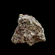 Load image into Gallery viewer, Front Side Of Big Pink Garnet Crystal Specimen, Left Raw And Natural Pink Beige And White
