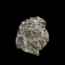Load image into Gallery viewer, Back Side Of Big Pink Garnet Crystal Specimen, Left Natural Pink Beige And White
