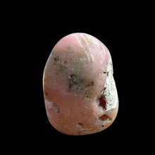 Load image into Gallery viewer, Front Side Of Polished Free Standing Pink Opal Cut Base, Smooth Pink White And Gray
