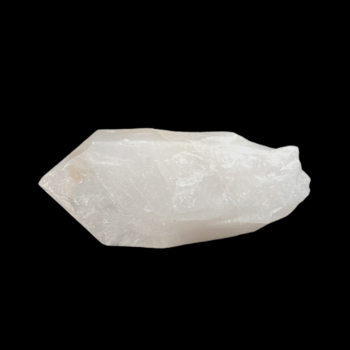 Large One Of A Kind Single Quartz Crystal Point, Left Side View