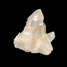 Load image into Gallery viewer, Front View Of Superb Blue Moon Charged Quartz Crystal Cluster, Water Clear Quartz 
