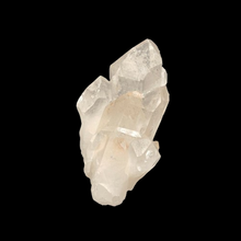 Load image into Gallery viewer, Side Profile Of Superb Blue Moon Charged Quartz Crystal Cluster, Water Clear Quartz
