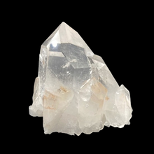 Load image into Gallery viewer, Exquisitely Water Clear Super Blue Moon Charged Quartz Cluster, Front View Of Cluster

