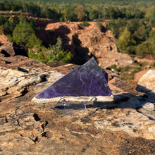 Load image into Gallery viewer, Purple &quot;Morado&quot; Opal Natural Stone slab, In Natural Outdoor Light And 2 Shades Of Purple
