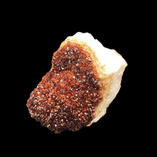 Load image into Gallery viewer, Front View Of Dark Honey Brown Citrine Mineral Specimen Home Decor, Covered In Citrine Crystals
