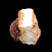 Load image into Gallery viewer, Side View Of Dark Honey Brown Citrine Mineral Specimen Home Decor, White Brown, And Dark Honey Brown
