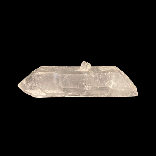 Large One Of A Kind Single Quartz Crystal Point, Left Side Shiny And Smooth