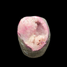 Load image into Gallery viewer, Front View Of Druzy Quartz Bright Pink Mineral Decor

