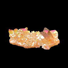 Load image into Gallery viewer, Back Side Of Sunset Aura Quartz Crystal Cluster Genuine Arkansas Quartz Hand Mined
